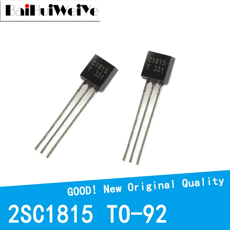 100PCS/LOT 2SC1815 C1815 1815 50V 150mA NPN TO-92 TO92 Triode Transistor New Original Good Quality Chipset