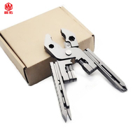 1PC Portable 25 in 1 Stainless Steel Folding Pliers Opener Ruler Mini Screwdriver Combination Kit Outdoor EDC Multitool