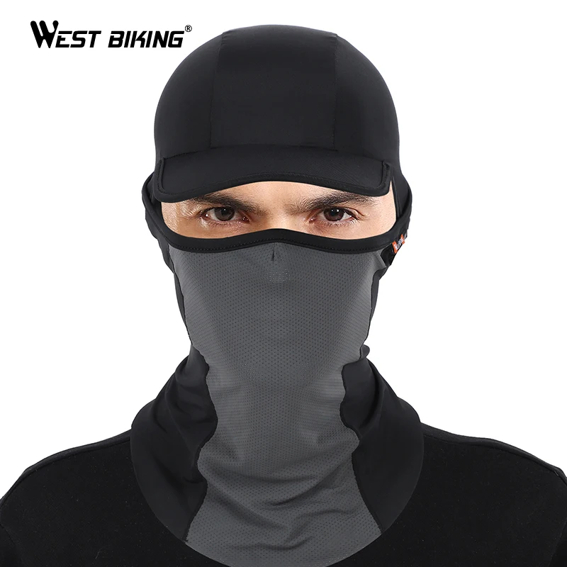 WEST BIKING Summer Bike Cap UV Protection MTB Bike Helmet Hat Head Cap Hat Bicycle Bandana Headwear Men Capellino Ciclismo Gorra