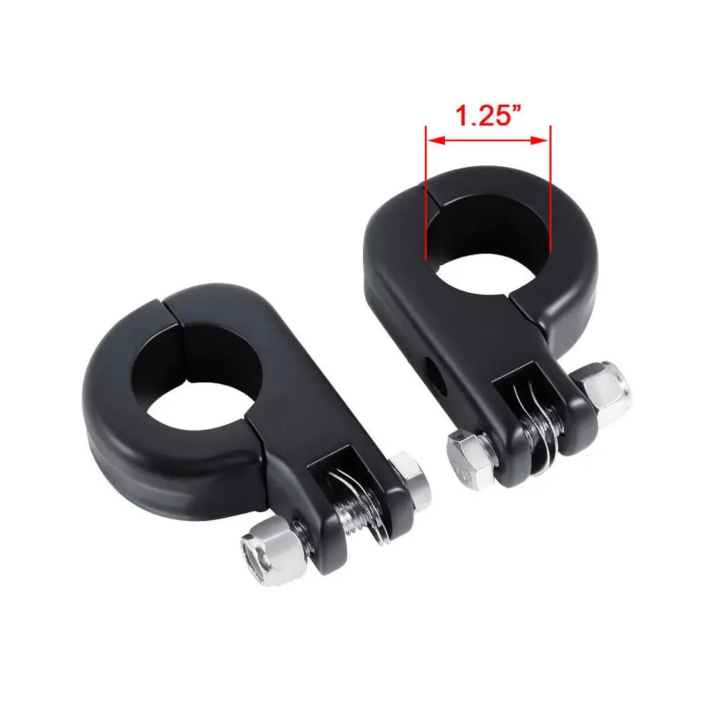 

Motorcycle 1.25" Foot Peg Mounting Kit For Harley Honda Yamaha Kawasaki 32mm Highway Bars