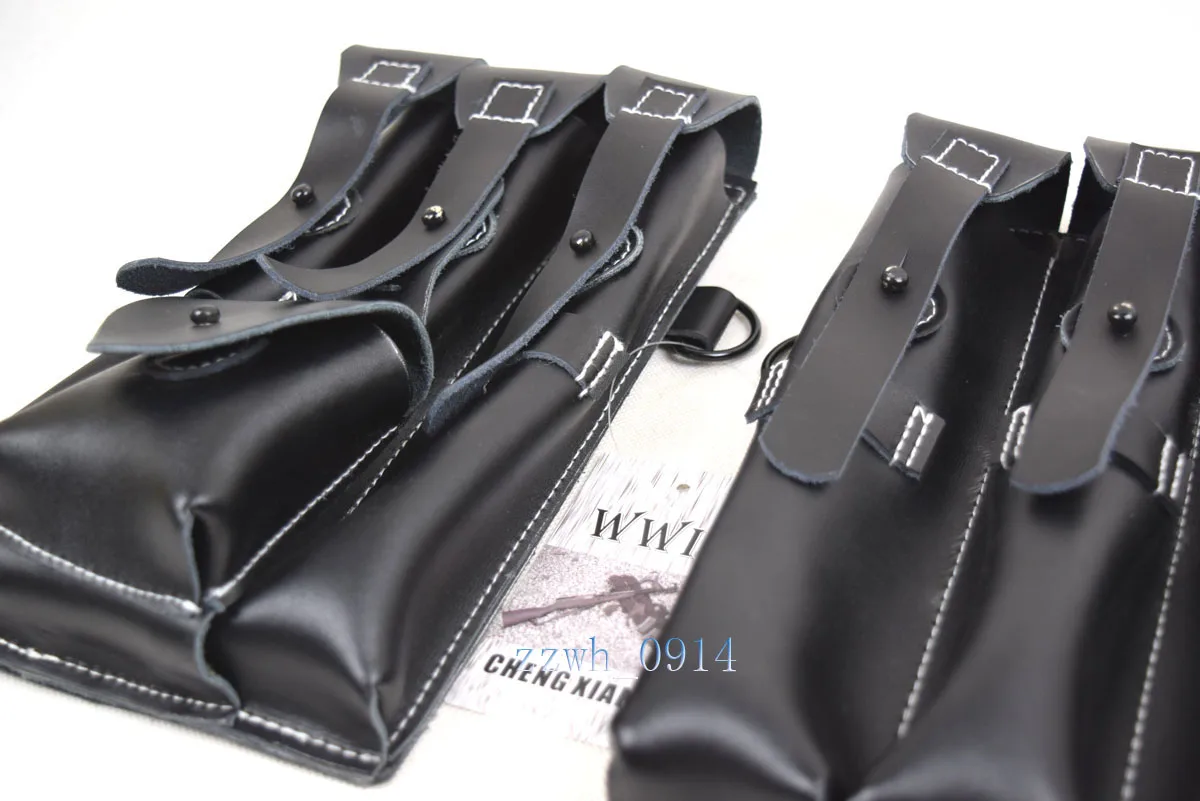 Reenactment  Cosplay GERMAN WL MP38 MP40 AMMUNITION POUCH made leather