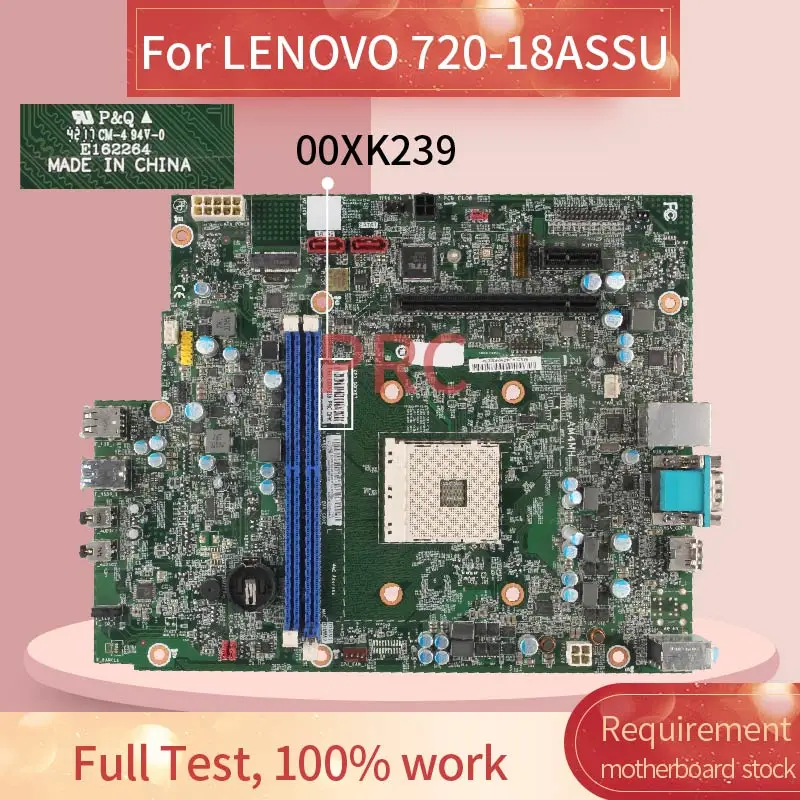 00XK239 For LENOVO IdeaCentre 510A-15ABR 720-18ASU Desktop Computer Motherboard AM4MH AMD PC Mainboard