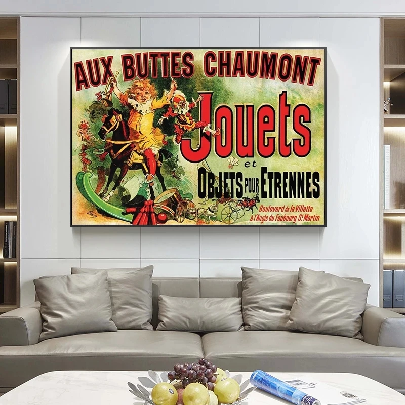 Aux Buttes Chaumont Jouets Poster Friends TV Canvas Painting Poster and Print Wall Art Picture Living Room Decor Cuadros