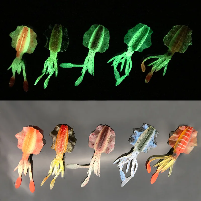 Señuelo blando luminoso S031 – Silicona para lubina - imagen 5