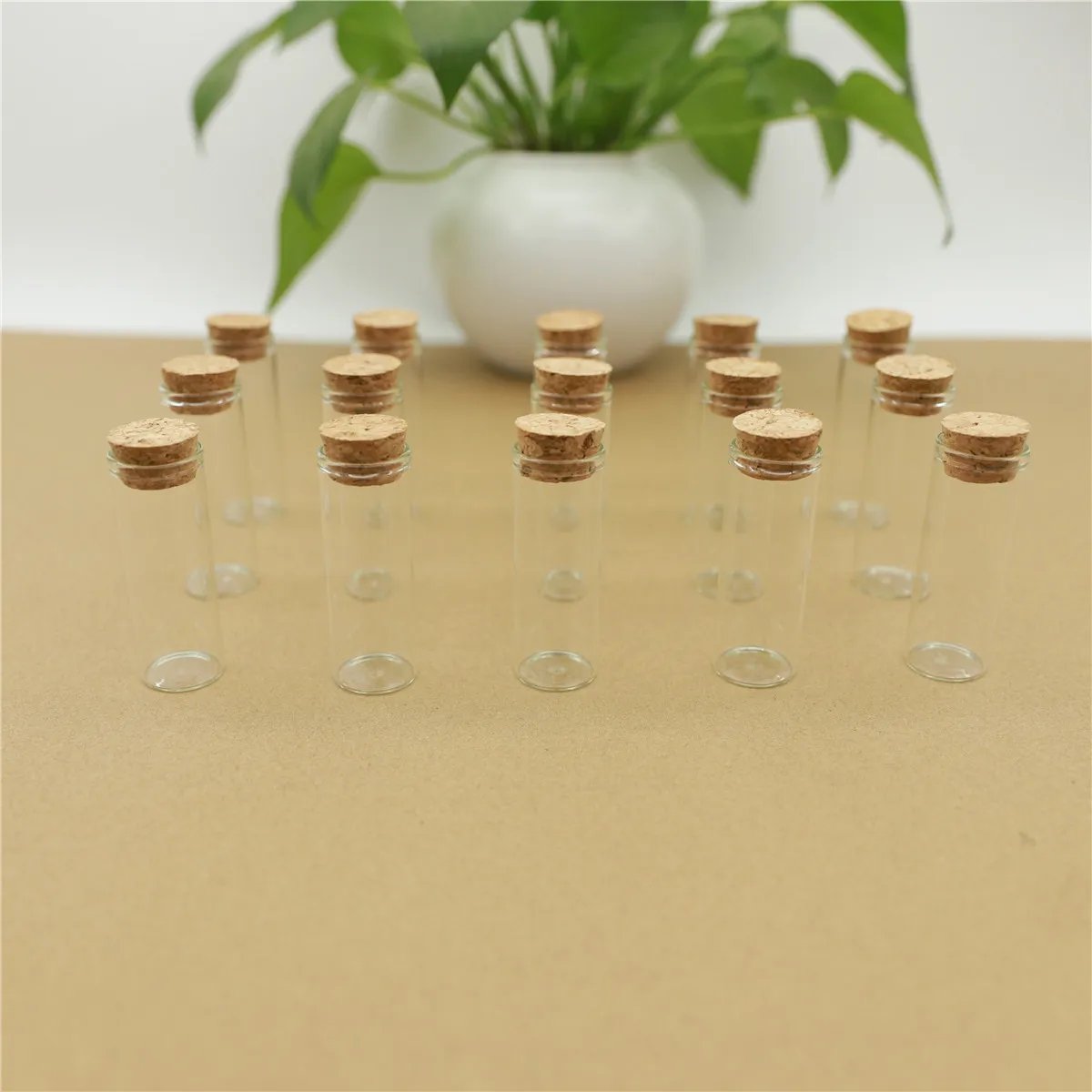 54 pcs/lot Glass Bottle 22*60mm 12ml Test Tube Cork Stopper Mini Spice Bottles Container Small DIY Jars Vials Tiny Bottles glass