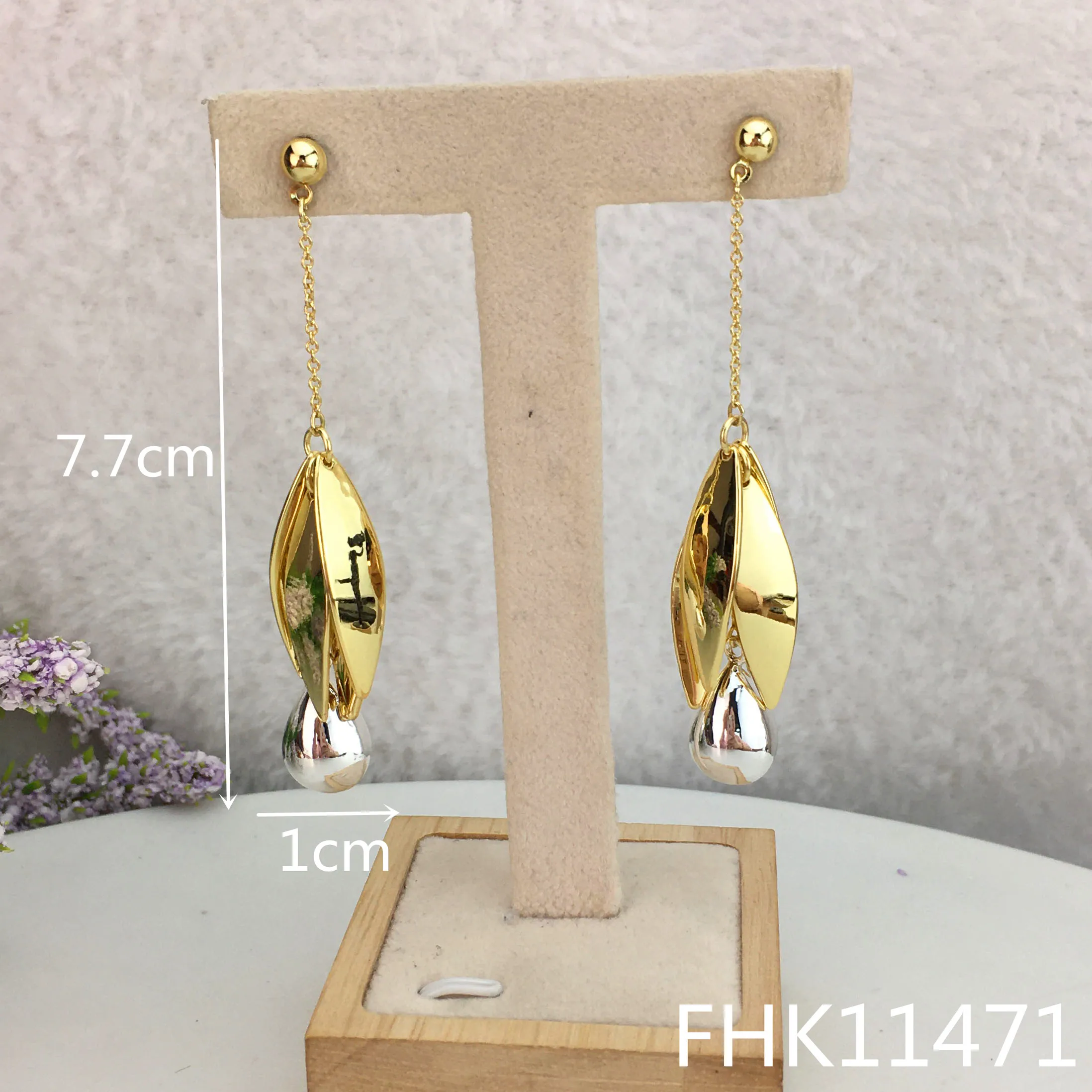 Yuminglai Women Daily Wear Earrings Beautiful Drop Earrings FHK11471