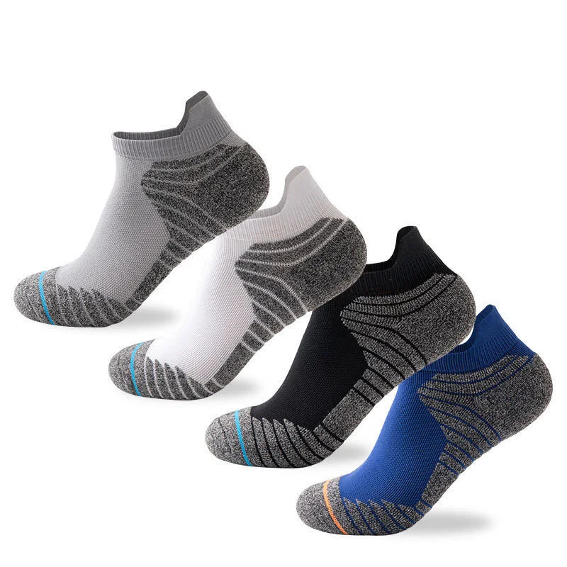 New Men Running Socks Breathable Athletic Hiking Socks Fitness Outdoors Badminton Tennis Sport Socks Non Skid Sport Sock