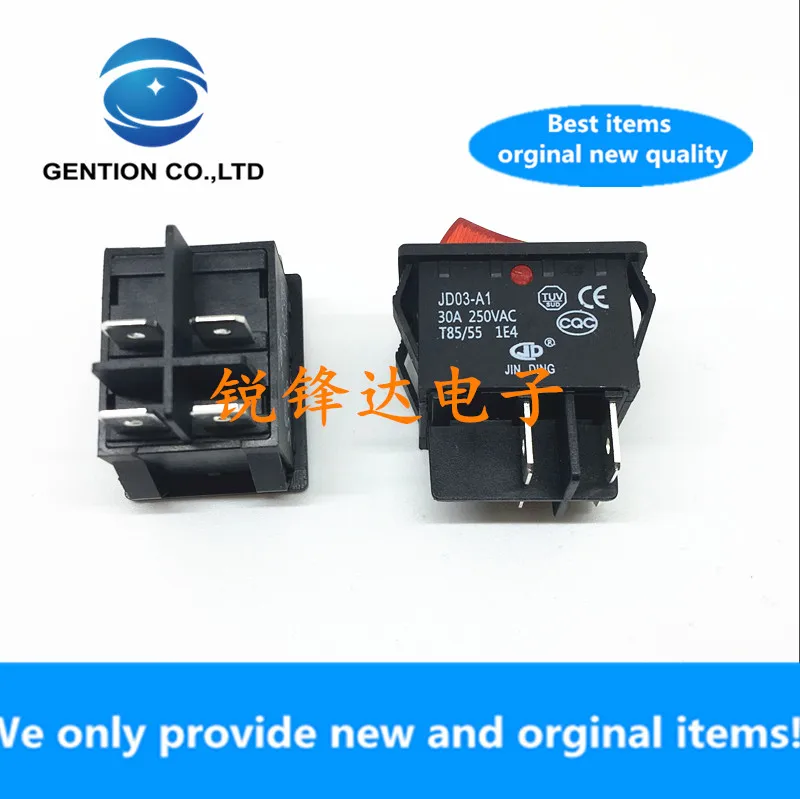 20-50PCS 100% New original  JD03-A1 30A inverter welding machine high current rocker switch with light