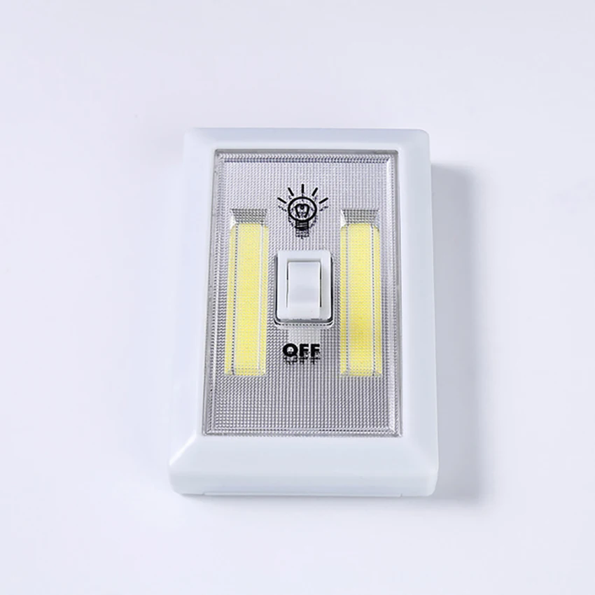 COB LED Mini applique da parete luce notturna, lampada da notte per esterni impermeabile a sospensione, illuminazione per lampade con interruttore per armadio da comodino per la casa