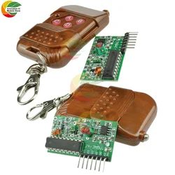 2262/2272 Four-way Wireless Remote Control Kit M4 Lock Receiving Board With Four-button Wireless Remote Control 315MHZ/433MHZ