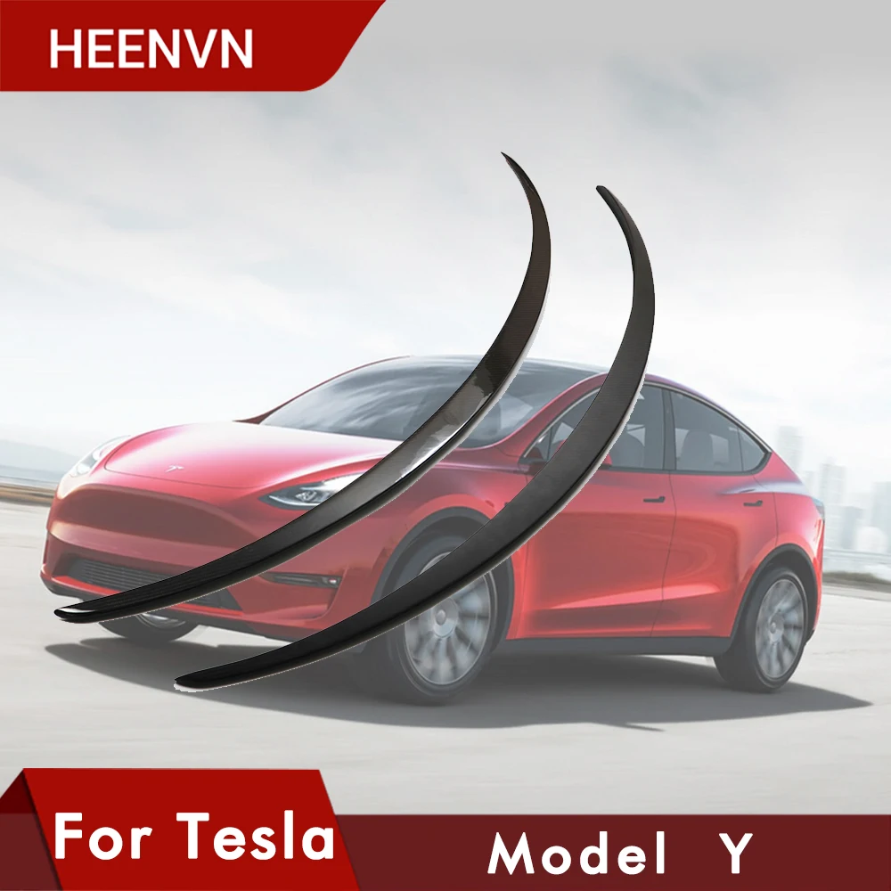 2021 Model Y High Performance Trunk Wing Spoiler For Tesla Model Y Spoiler Real Carbon Fiber Matte Glossy High Quality