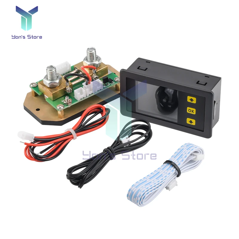 VA7530S 1.8 Inch Màn Hình Hiển Thị Kỹ Thuật Số Màn Hình Màu Điện Áp Và Dòng Đồng Hồ Đo Nhiệt Độ Coulomb Power Máy Đo Đa Năng