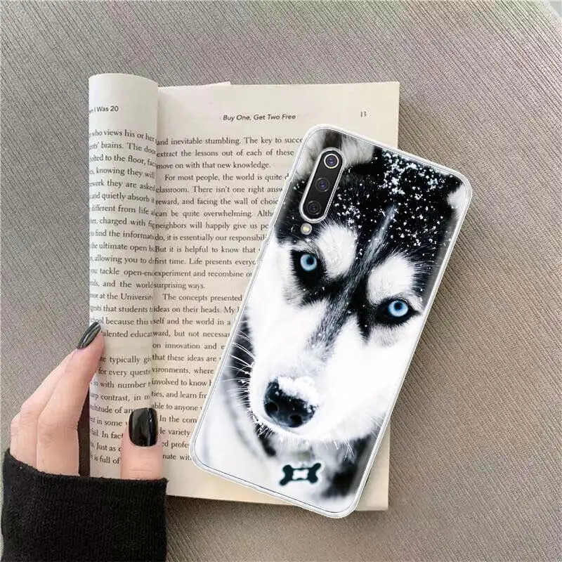 Siberian Husky Sled Dog Phone Case For Xiaomi Redmi Note 13 Pro Plus 5G Capa 12 12C 9 9T 9C 10 10C 8 7 6 10A 9A K70 K60 Pro 8A 7