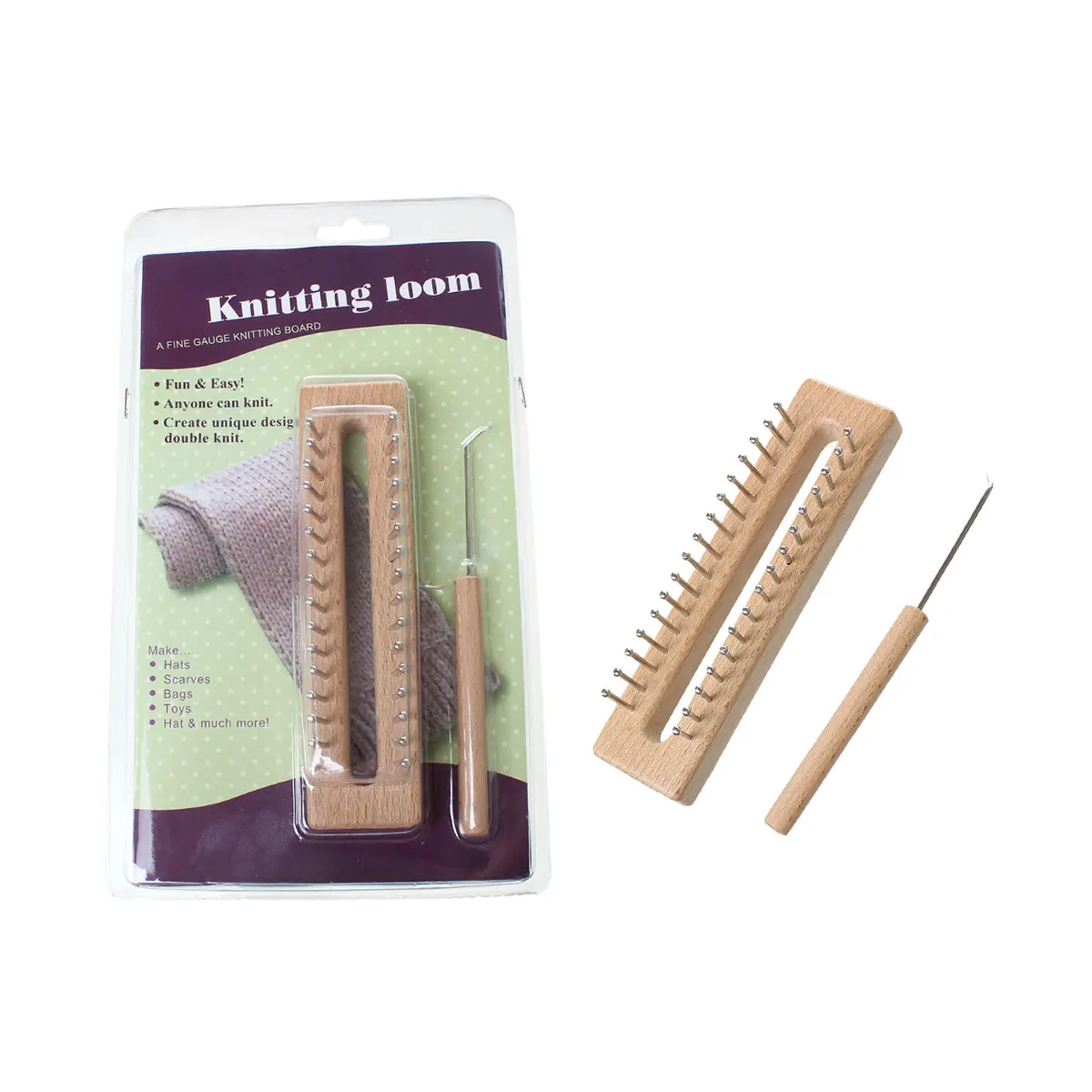 DIY Hand Knitting Machine Sewing Material Accessories Loom Needlework Kit Tools Circular Knit Weaving Handmade Scarf Hat Sewing