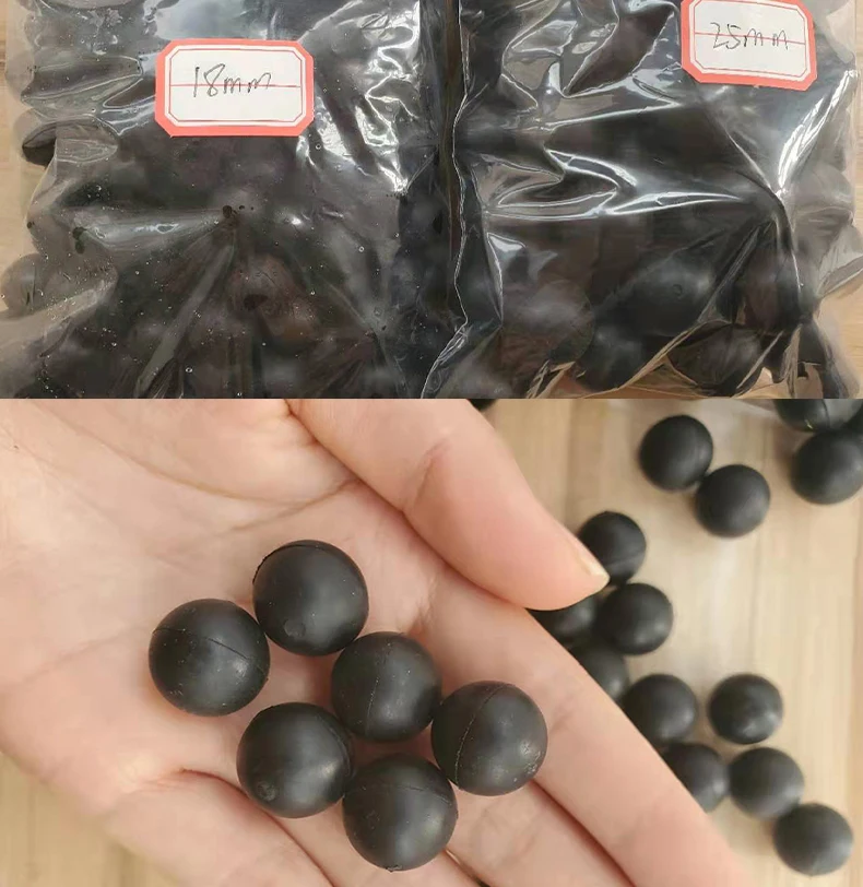 

100PCS Diameter 6mm 8mm 9.5mm 10mm NBR Rubber Ball Nitrile Rubber Sealing Rubber Ball Rubber NBR Ball have small mold line