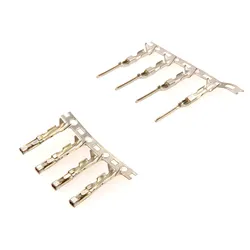 100pcs JST Crimp Terminal Female and male Contact Pin for 2.54 mm 0.1 inch Housing Wire to Board