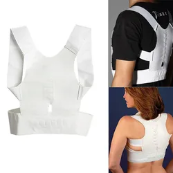 Kids Adults Magnetic Therapy Bad Back Posture Corrector Belt Lower Lumbar Spinal Support Shoulder Brace Men Women Corset Wrap