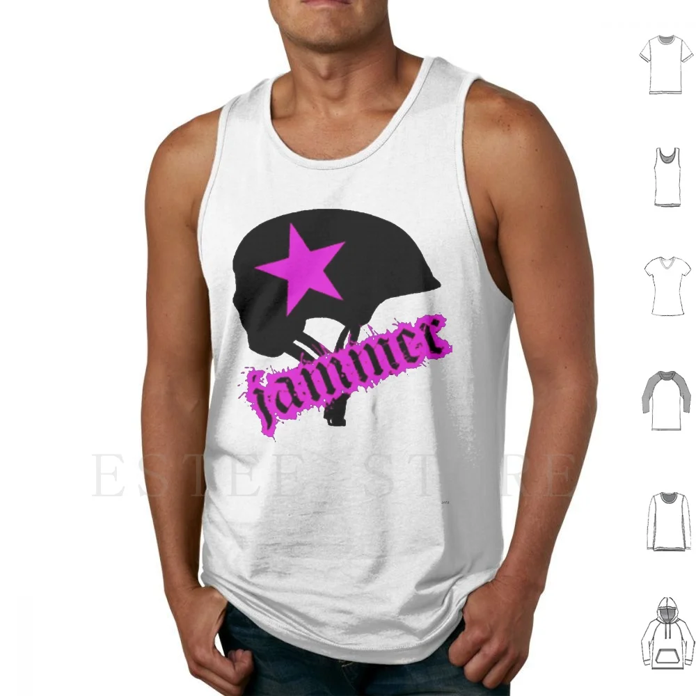 Jammer Panty Tank Tops Vest Roller Derby Helmet Jammer Panty Skate