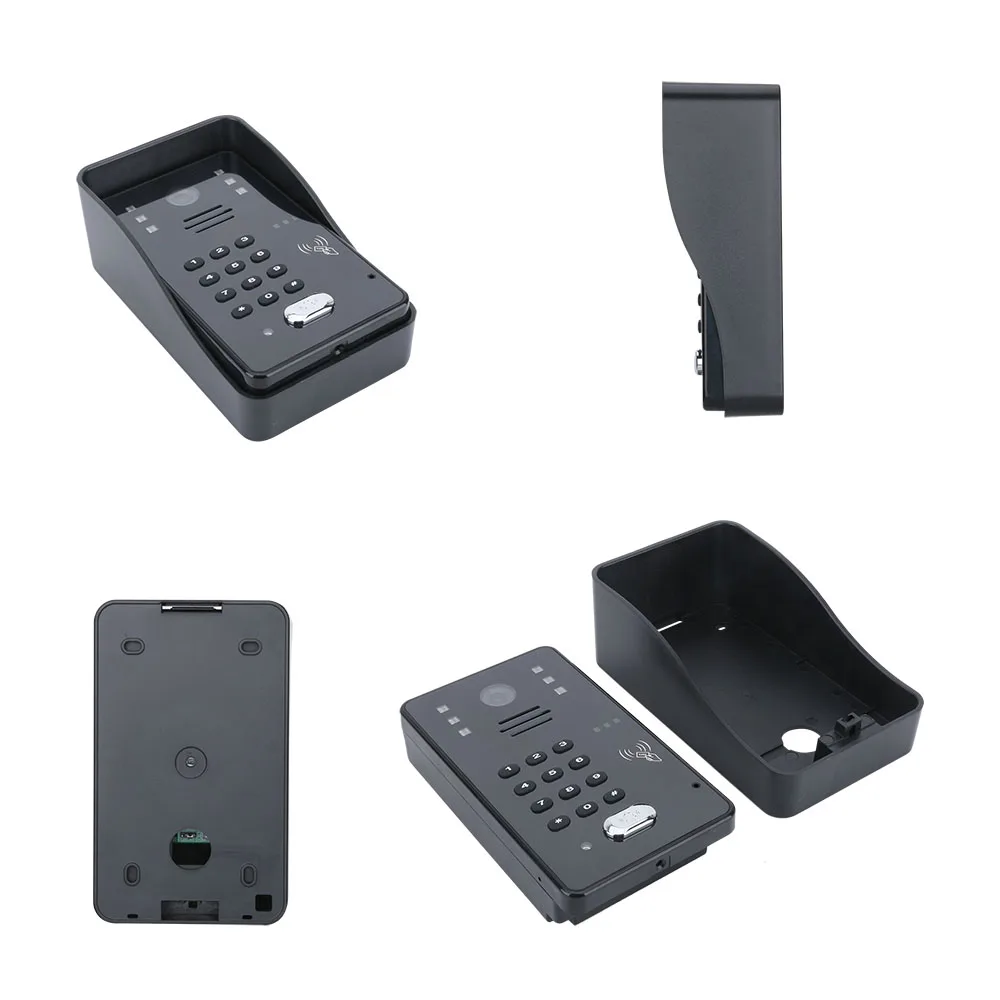 Imagem -06 - Rfid Door Access Control Kit Video Door Phone Intercom System Electric Strike Lock Controle Remoto sem Fio Lcd Câmera ao ar Livre