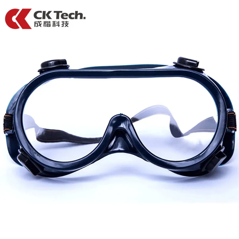 CK Tech.Chemical Safety Goggles Laboratory Anti-splash Transparent Goggles Dustproof Industrial Labor Protection Glasses