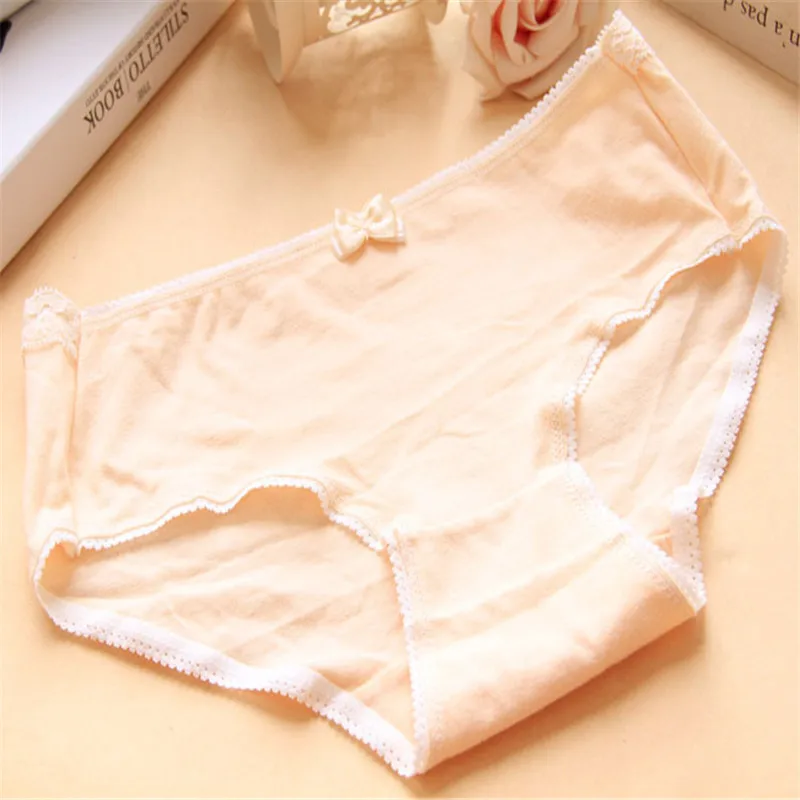 New Hot 1Pcs/Lot Small Fresh Candy-colored Bow Cute Cotton Underwear Shorts Cotton Panties Girl Briefs Wholesale 0122