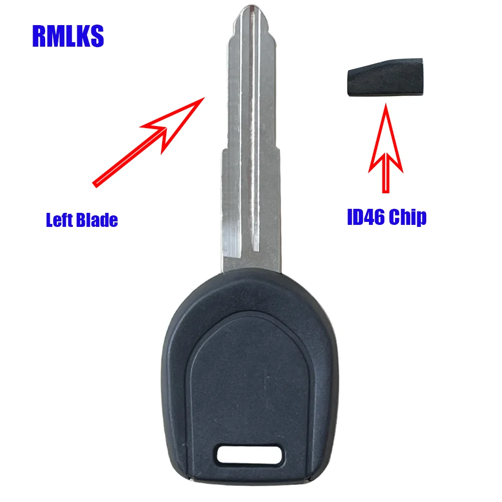 

Transponder Car Key Case Shell For Mitsubishi Lancer Shogun Pajero Montero L200 Triton 4D60 4D61 ID46 PCF7936 Chip Left Blade