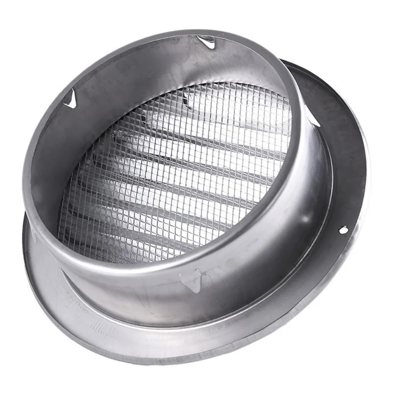 Stainless Steel Wall Ceiling Air Vent Ducting Ventilation Exhaust Grille Cover Outlet Heating Cooling Vents Cap Waterproof