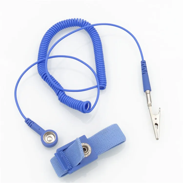 Cordless Wireless Clip Antistatic Anti Static ESD Wristband Wrist Strap Discharge Cables For Electrician IC PLCC worker
