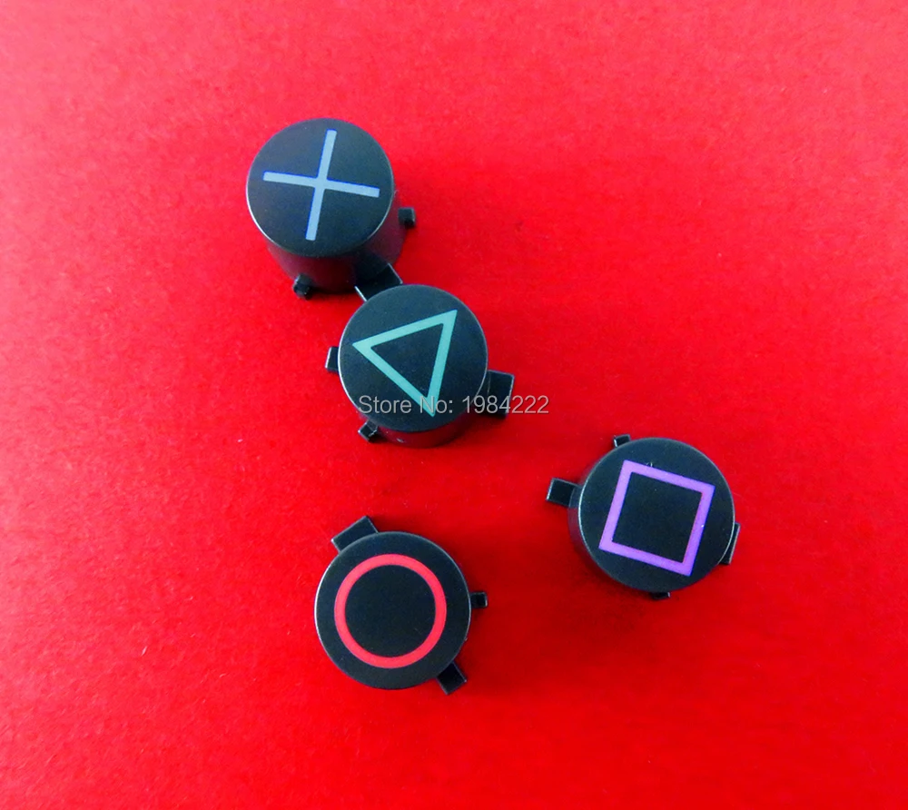 ซ่อมเปลี่ยนปุ่มสําหรับ Sony Playstation DS4 PS4 Gamepad Controller วงกลมสามเหลี่ยม ABXY ปุ่ม