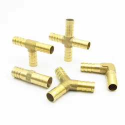 4mm 5mm 6mm 8mm 10mm 12mm 14mm 16mm 19mm 25mm schlauch Barb Messing Barbed Gerade Ellenbogen Tee Y 2 3 4 Weg Rohr Fitting Anschluss