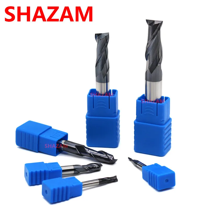 Fräsen Cutter Legierung Beschichtung Wolfram Stahl Cnc Bearbeitungs 2 Klinge Schaftfräser Großhandel Top Fräsen Cutter Kit Fräsen Maschine Werkzeuge – Detail 4