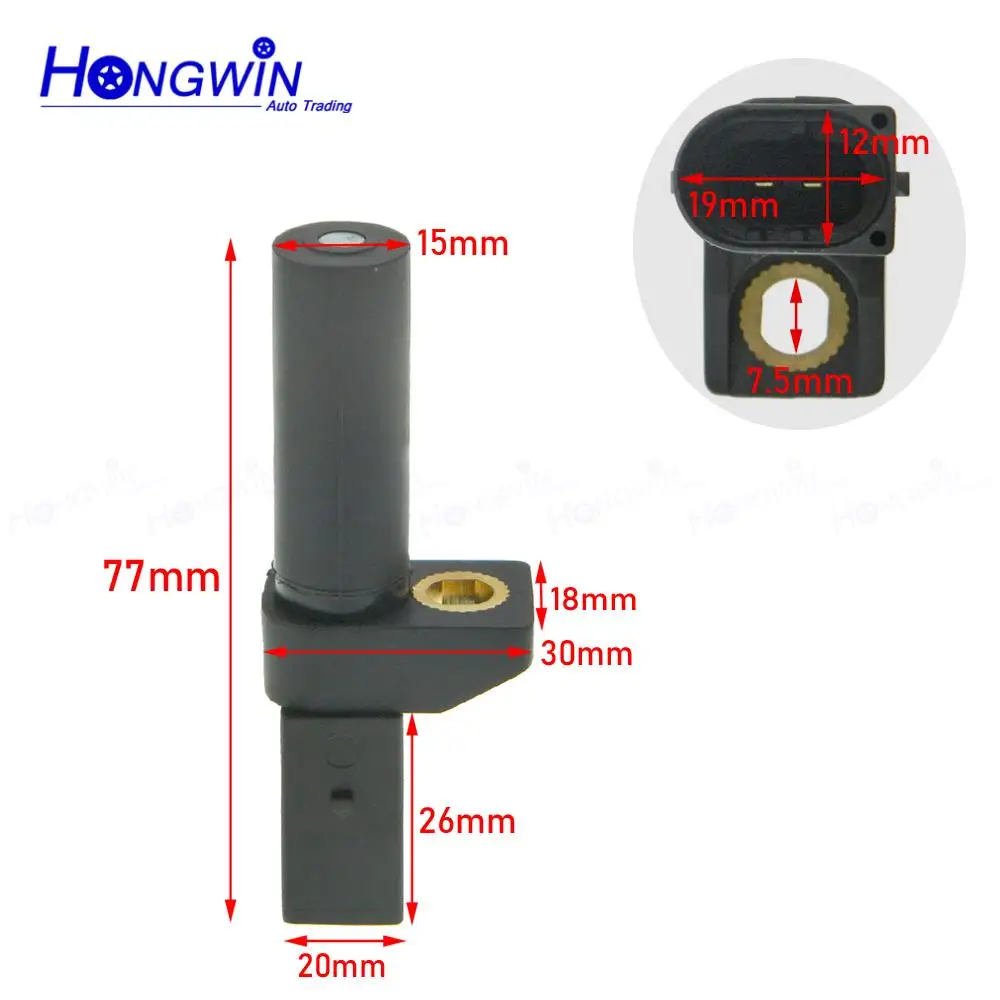 Sensor Posisi Poros Engkol untuk Ssangyong Rodius Stavic 2004-2013 Rexton 2002 + OEM 1621533028