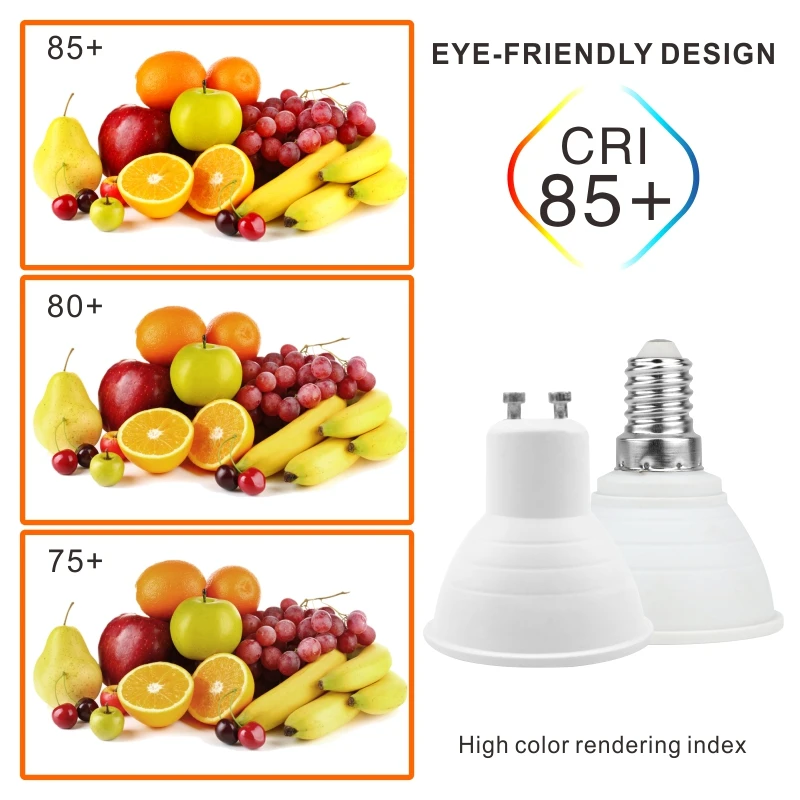 Lâmpada LED Spot, Lâmpada Spotlight, E27, E14, MR16, GU10, GU5.3, 6W, 220V, 24/120 graus, 4pcs por lote