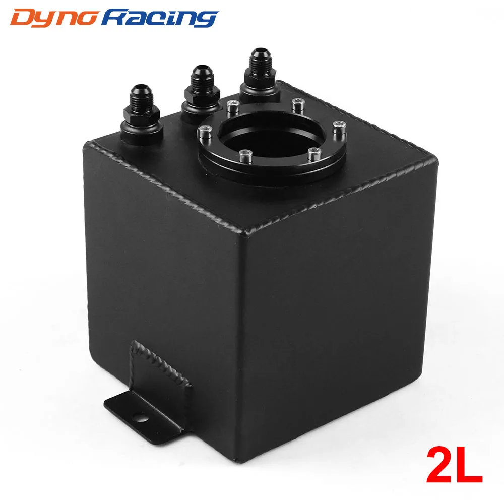 2L Aluminum Oil Catch Tank AN6 Fuel Surge Tank Surge Tank Fit 044 Pump 150*150*150mm Fuel Tanks Oil Catch Can  BX100710