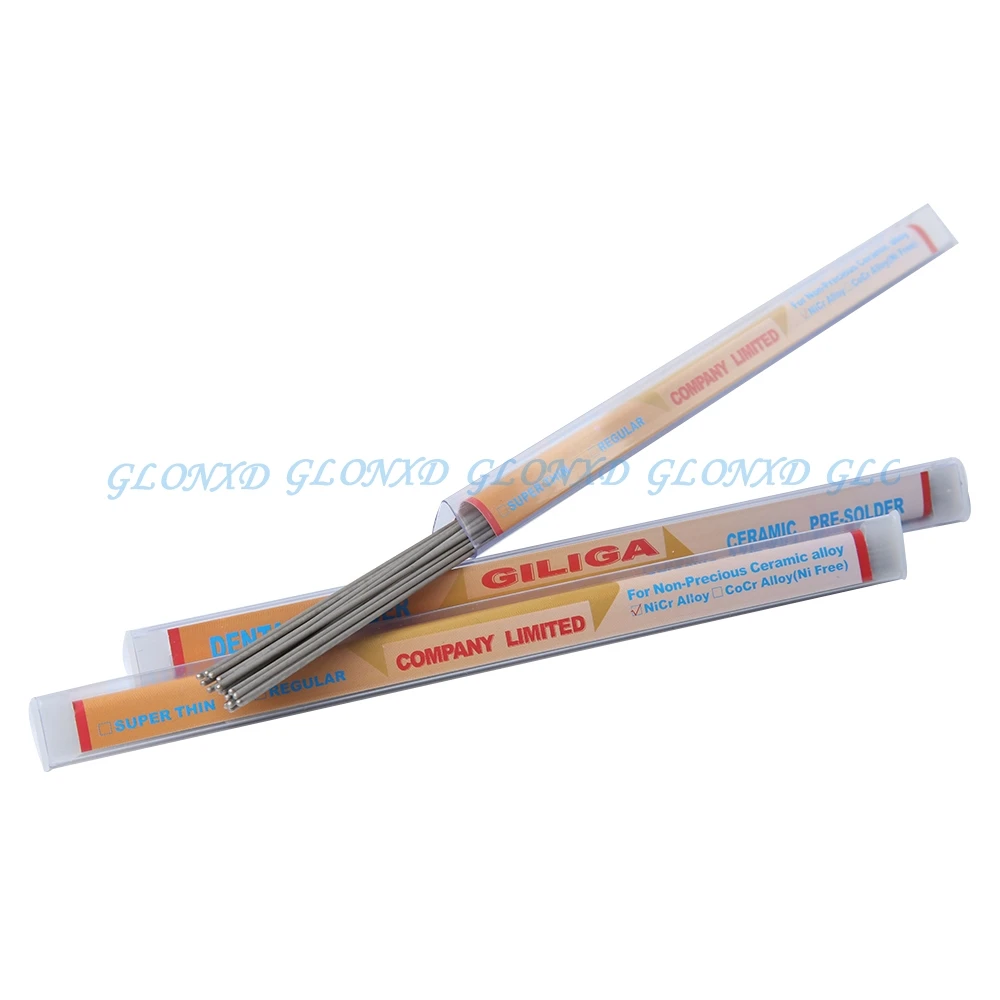 New Dental Lab Product High Temperature Welding Rod NiCr Alloy /CoCr For PFM Soldering For NiCr Alloy