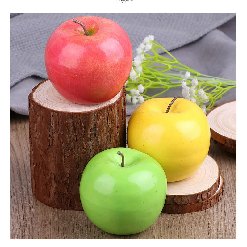 Simulation of Red Apple Model Foam Fake Fruit Vegetable Props Christmas New Year Decoration Shooting Decoration Christmas Eve