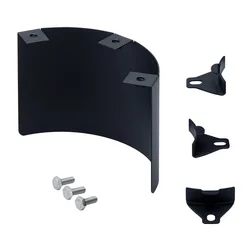 Universal heatshield aluminum Air Intake Filter Cover Heat Shield for Racing Car 2