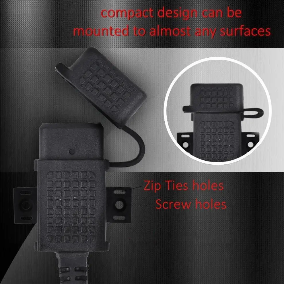 12V Waterproof Motorcycle SAE to USB Phone GPS MP4 Charger Cable Adapter Motorbike Inline Fuse Power Supply