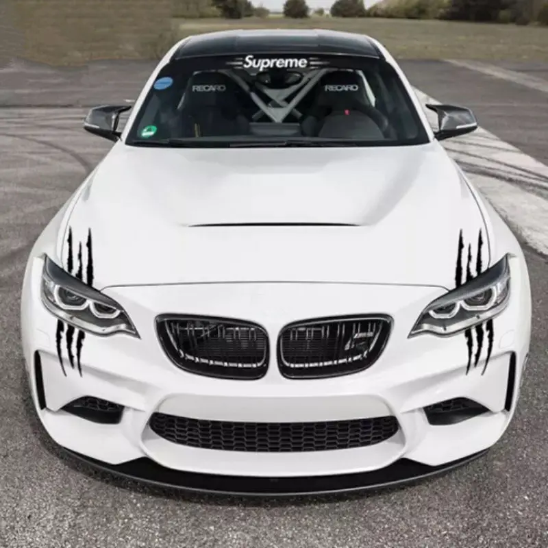 

Personalized Ghost Claw Car Light Eyebrow Sticker For BMW 1 3 4 5 7 Series X1 X3 X4 X5 X6 E60 E90 F15 F30 F35
