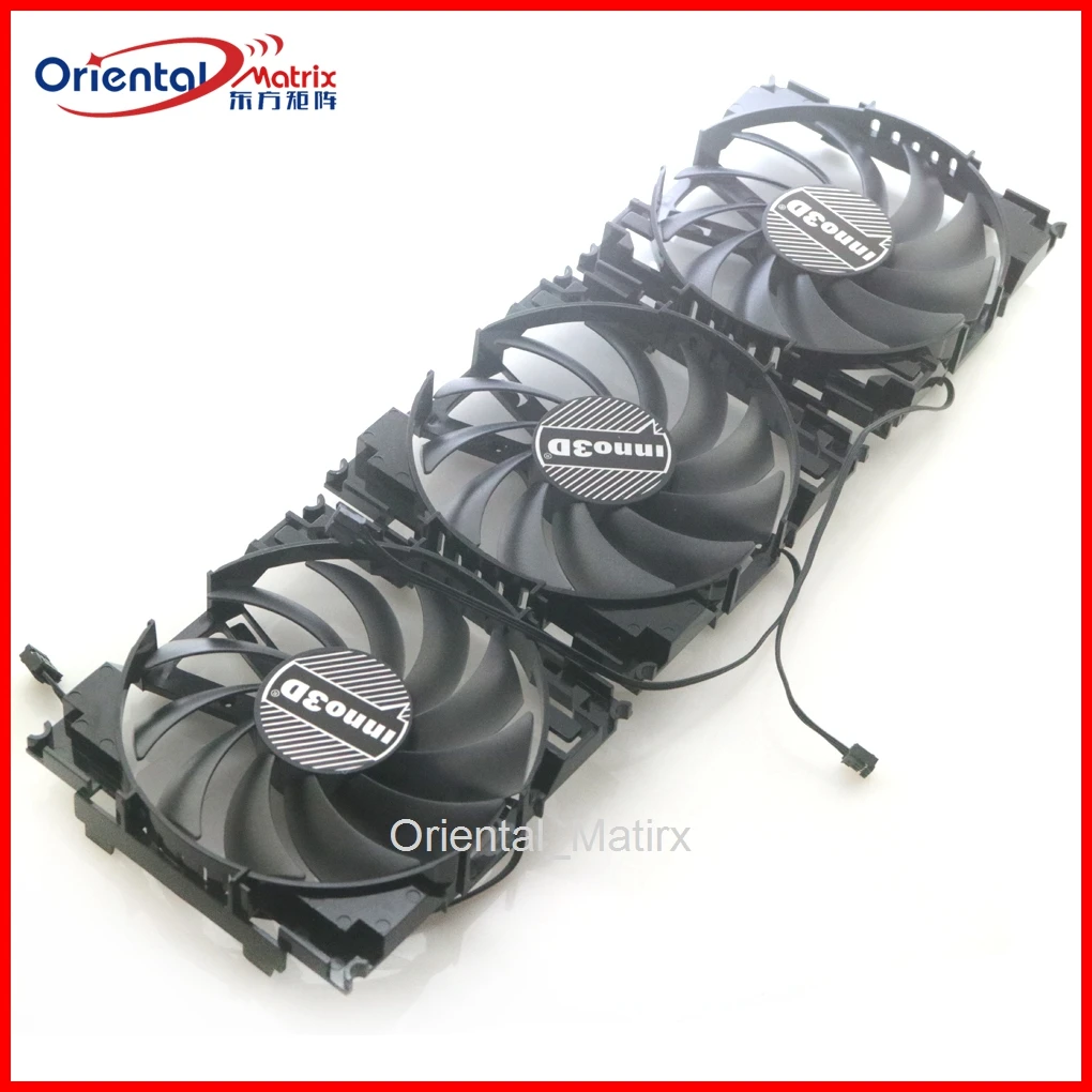 3pcs/lot CF-12915S DC12V 0.35A 85mm VGA Fan For INNO3D GTX770 GTX780 GTX780ti Graphics Card Cooling Fan