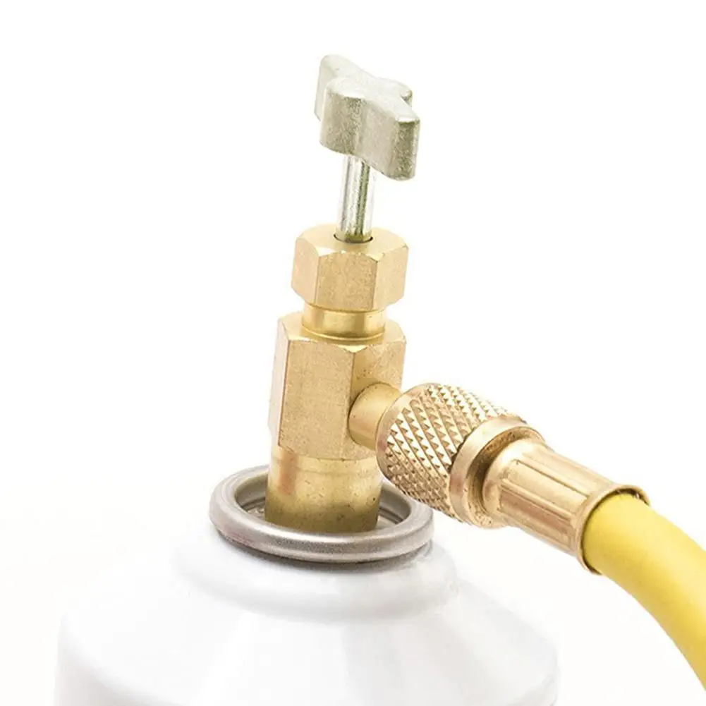 R134A Klimatyzacja samochodowa Otwieracz do butelek z czynnikiem chłodniczym Adapter zaworu Narzędzie do 1/2ACME TT1214 134A Auto Akcesoria samochodowe 2021