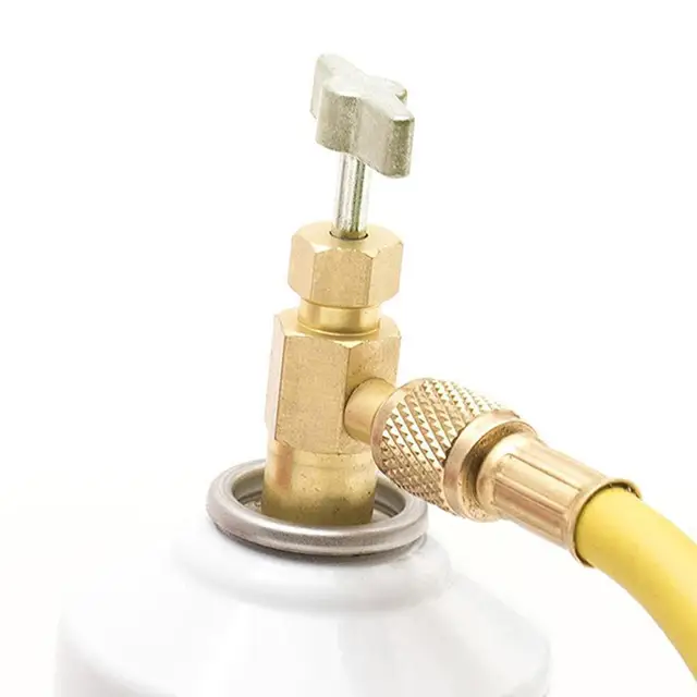 R134A Klimatyzacja samochodowa Otwieracz do butelek z czynnikiem chłodniczym Adapter zaworu Narzędzie do 1/2ACME TT1214 134A Auto Akcesoria samochodowe 2021