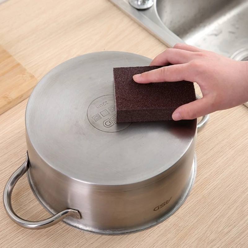 Magic Sponge Eraser Rust Remover Dish Pot Household Cleaning Brush Wash Emery Descaling Rub Kitchen AccessoriesTools Gadgets