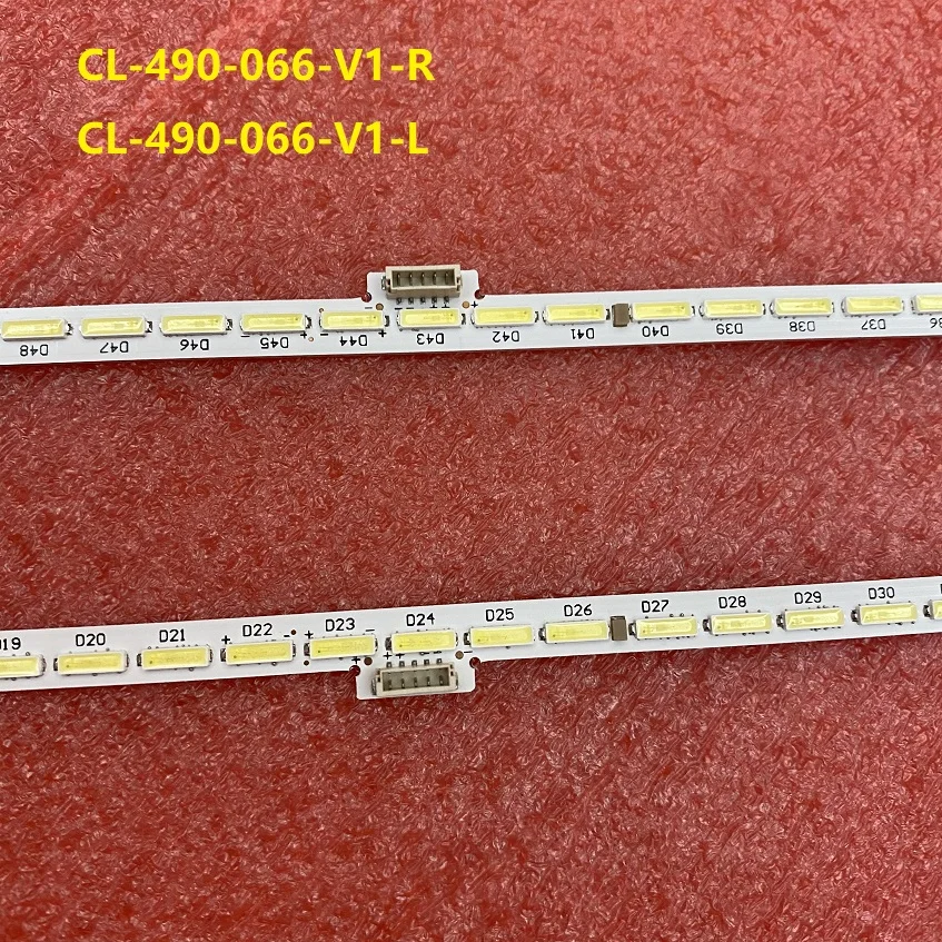 LED Strip For 49PUS7181 49pus7100 49pus7101/12 LK 10024664-A0 11800820-A0 11800819-A0 CL-490-066-V1-R L TPT490U2-EQLSHA.G