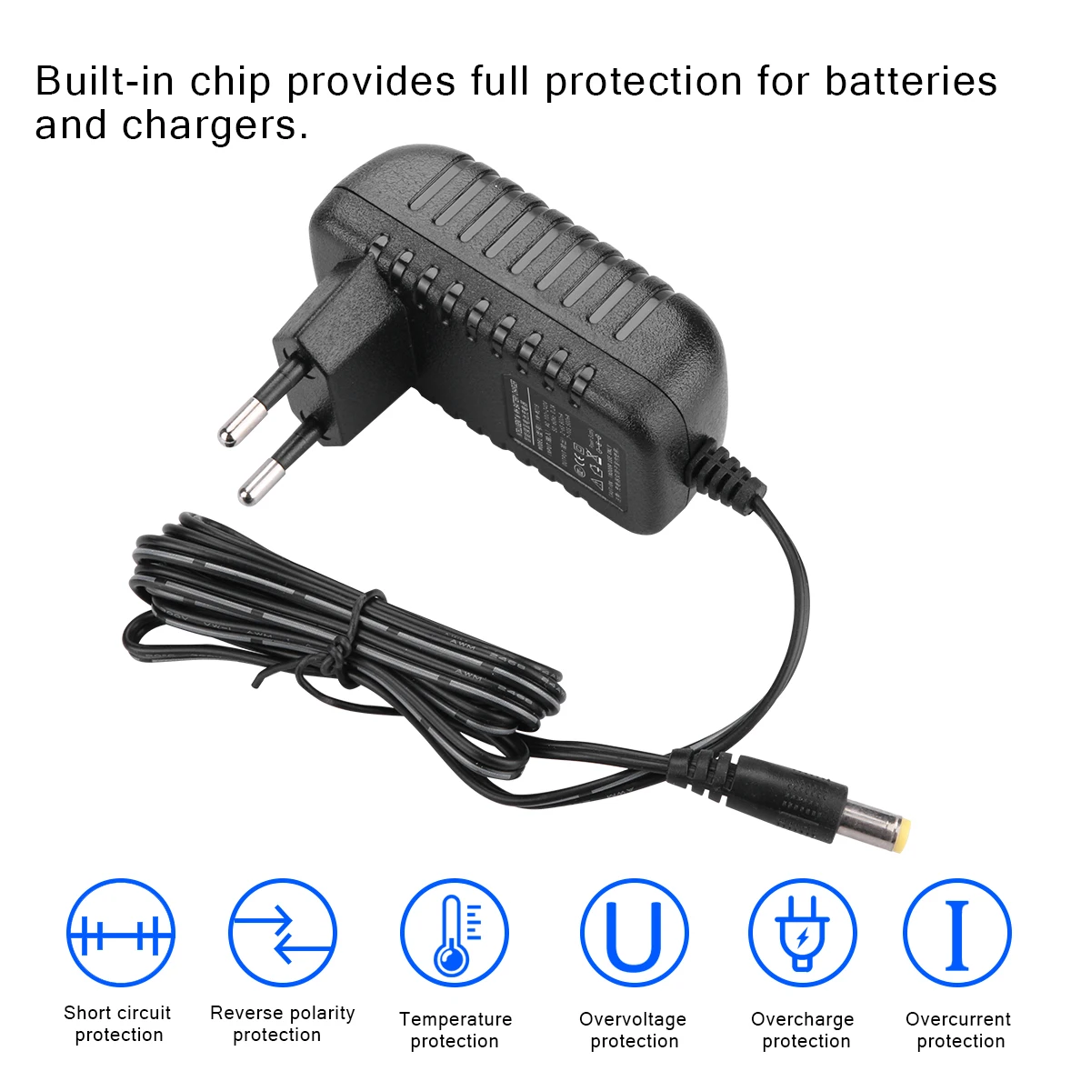 Nimh Nicd شاحن RC مهايئ شاحن مع 6 موصلات Tamiya/MiniTamiya/SM 2P/JST/HuanQi/FUTABA لبطارية Nimh/Nicd 2-10s