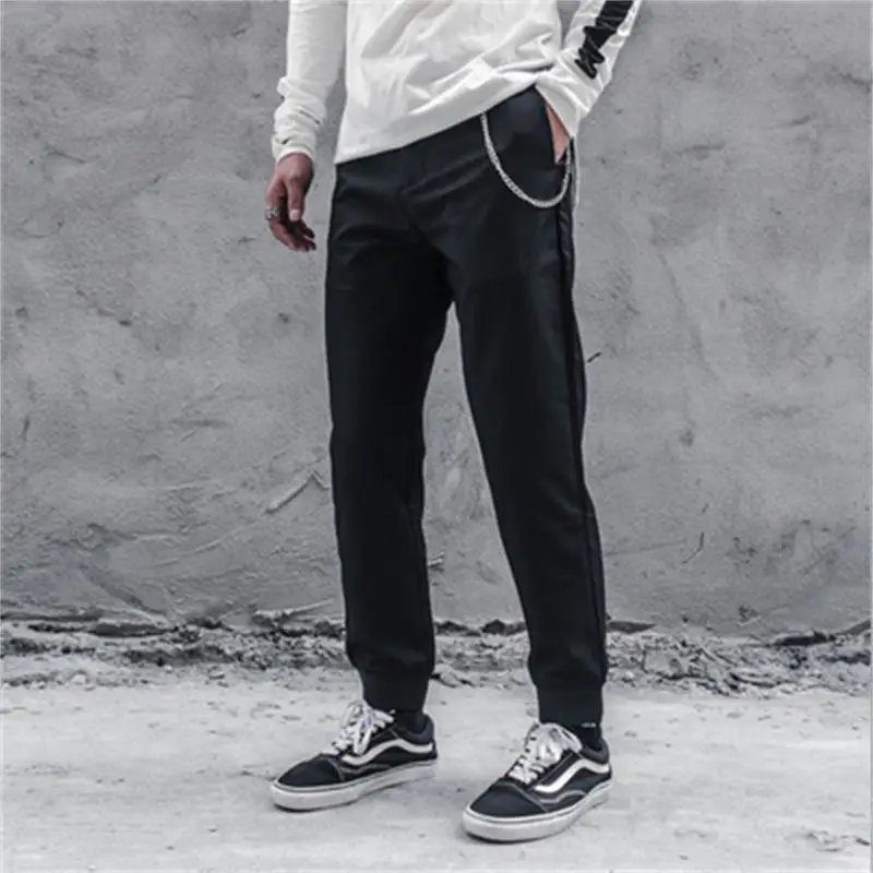 

Men's Harun Pants Spring And Autumn New Metal Decoration Fashion Youth Leisure Large Pants