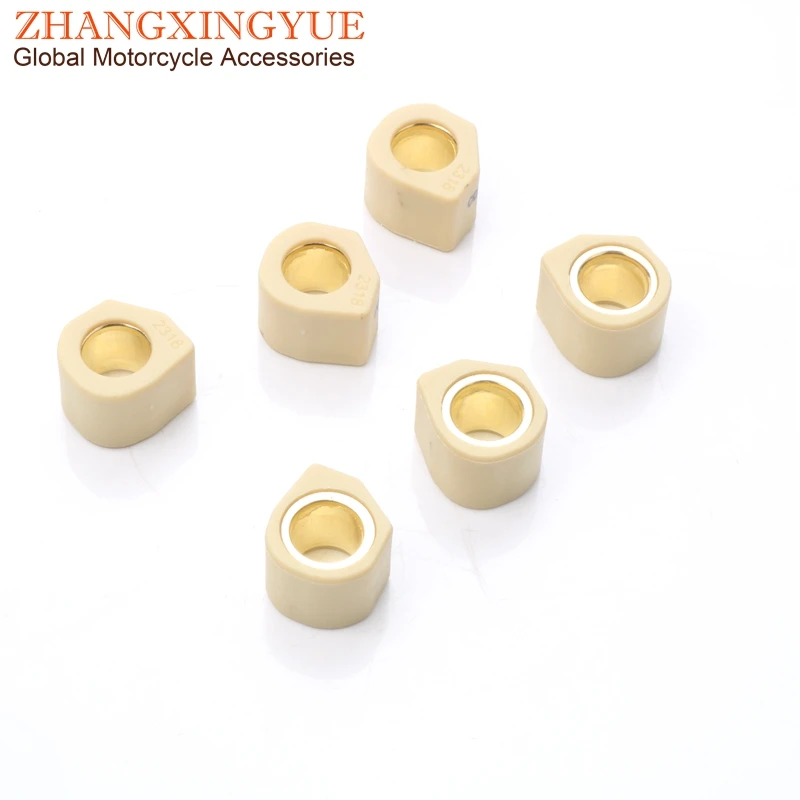 6 szt Performance Variator Roller wagi 20gram 23x18mm dla Adly Hurricane 320 — zdjęcie 7