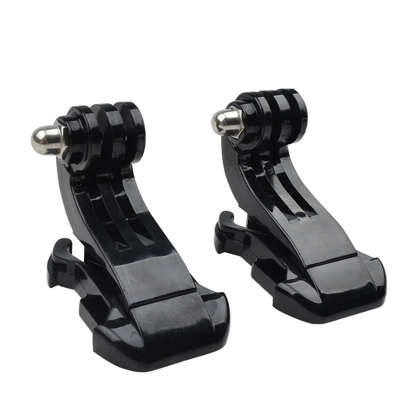 2pcs Vertical Surface J-Hook Buckle Mount for Gopro Go pro Hero 10 9 8 7 6 5 4 3+ 2 Black Edition Xiaomi yi Dji Osmo Accessories