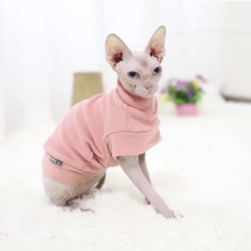 Sphynx Kat Kleding Luxe Honden Hoodies Voor Kleine Schattige Meisje Honden Katoen Huisdieren Katten Jongen Kleding Franse Bulldog Kostuum Comfortabele