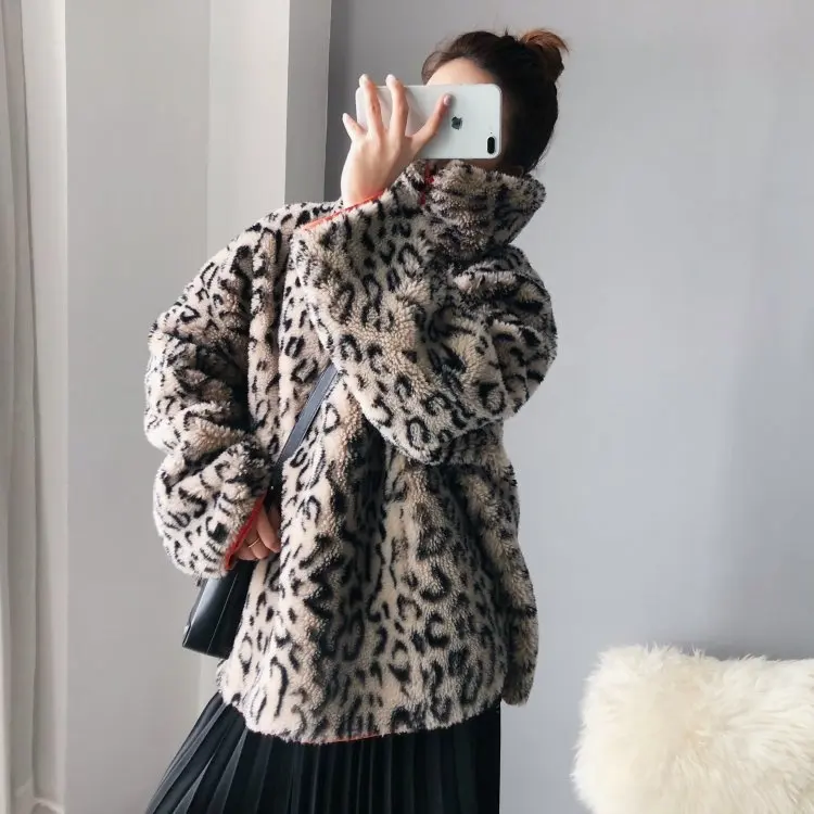 Autumn Winter Coat Women Sheep Shearing Real Fur Coat Women Pullover for Womens Clothing Abrigos Mujer Invierno 2020 YY858